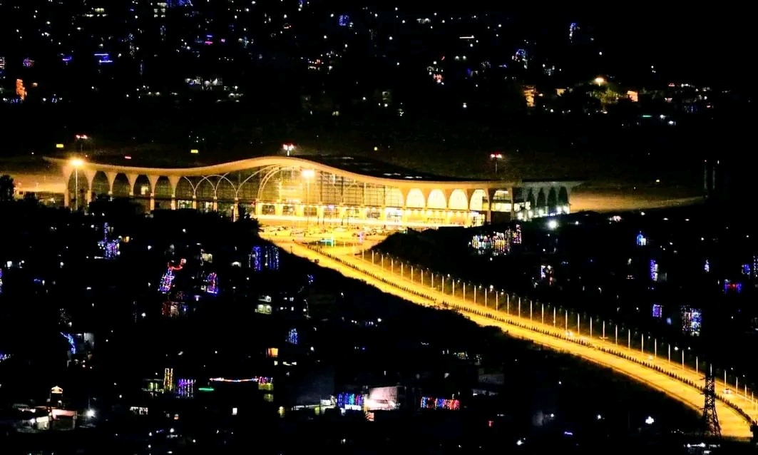 Night View of PIA Terminal